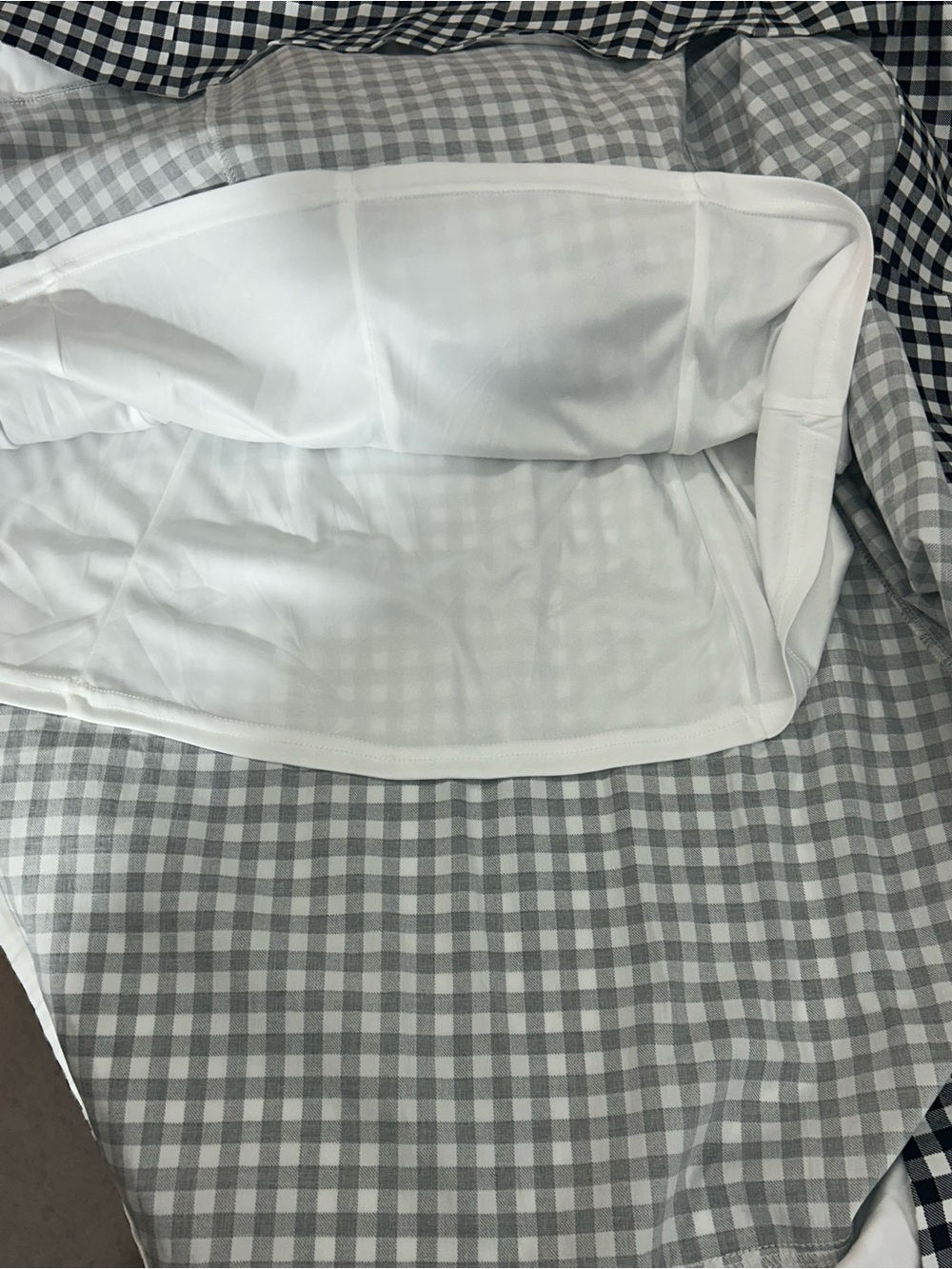 Avec Les Filles Black & White Gingham Sweetheart Lined Midi Zipper Dress Size 14 - Picture 13 of 16